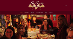 Desktop Screenshot of lacavewinebar.com